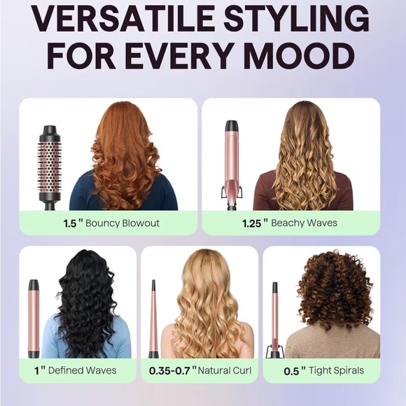 Wavytalk Black and Rose Gold Hair Styling Tool Set - Picture 4 of 11